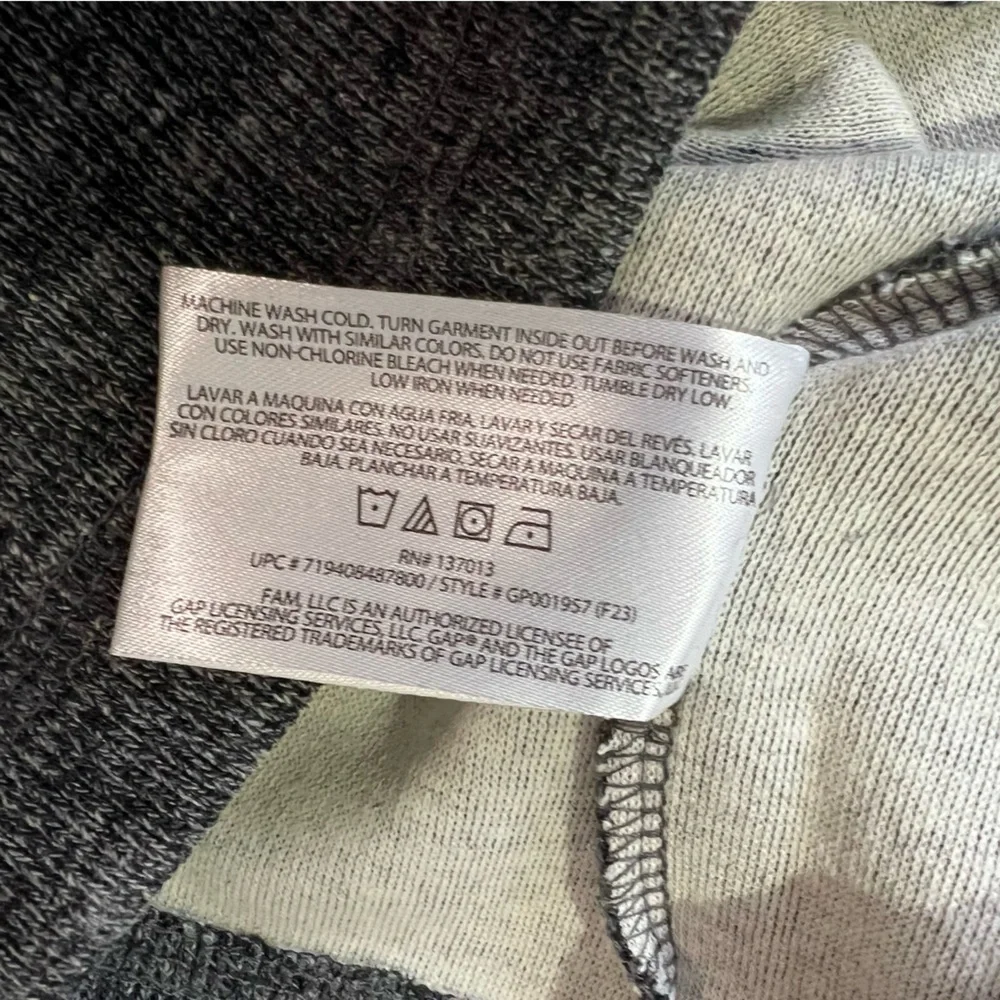 GAP Gray Quarter Zip Pullover Sweater XXL Men’s Mock Neck Casual Sweatshirt